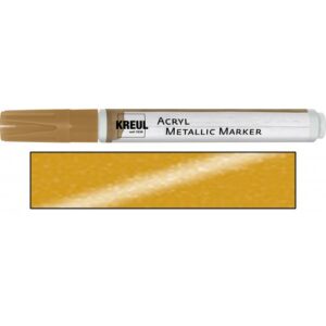 Akrylový fix metalický KREUL medium ZLATÁ