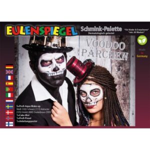 Voodoo párty – speciální sada barev na obličej s návodem