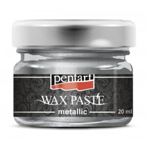 Vosková pasta metalická PENTART 20 ml STŘÍBRNÁ