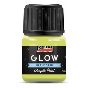 Akrylová barva svítící ve tmě PENTART 30 ml LIMETKOVÁ
