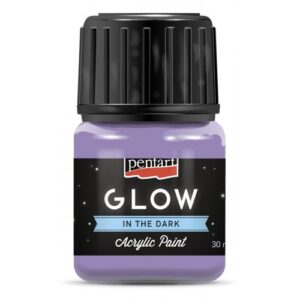 Akrylová barva svítící ve tmě PENTART 30 ml LILA