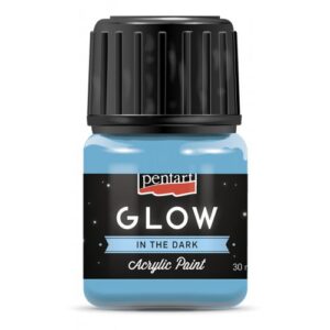 Akrylová barva svítící ve tmě PENTART 30 ml MODRÁ