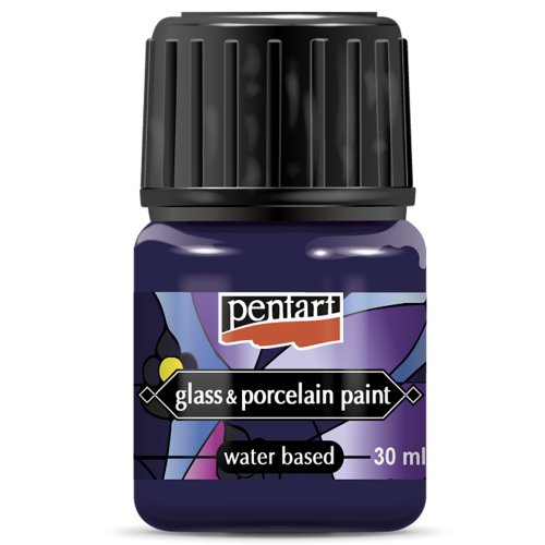 Barva na sklo a porcelán PENTART 30 ml PURPUROVÁ