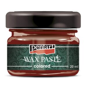 Vosková pasta barevná PENTART 20 ml ČERVENÁ