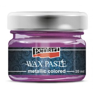 Vosková pasta barevná metalická PENTART 20 ml MAGENTA