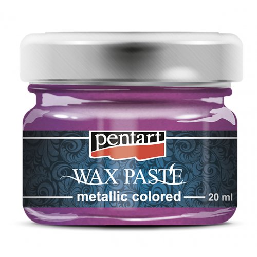 Vosková pasta barevná metalická PENTART 20 ml MAGENTA