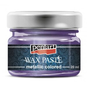 Vosková pasta barevná metalická PENTART 20 ml PURPUROVÁ