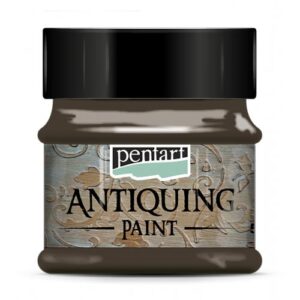 Antikovací barva PENTART 50 ml TMAVĚ HNĚDÁ