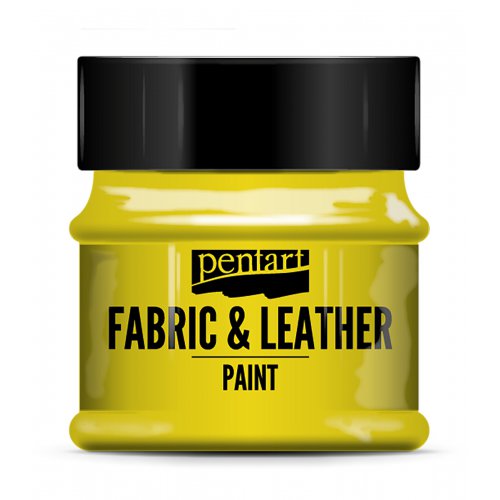 Barva na kůži a textil PENTART 50 ml ŽLUTÁ