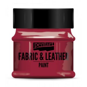 Barva na kůži a textil PENTART 50 ml ČERVENÁ