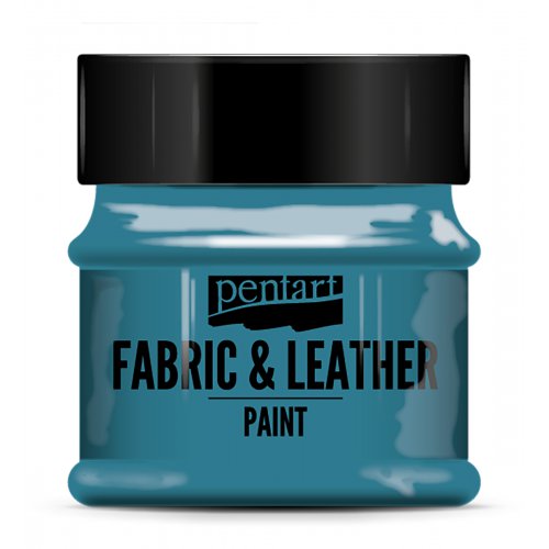 Barva na kůži a textil PENTART 50 ml TYRKYSOVÁ MODRÁ