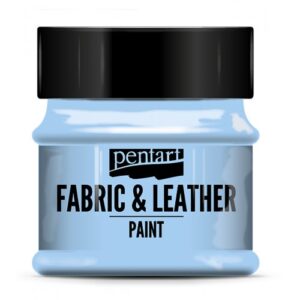 Barva na kůži a textil PENTART 50 ml LEDOVÁ MODRÁ