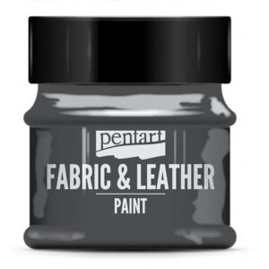 Barva na kůži a textil glitter PENTART 50 ml GRAFITOVÁ
