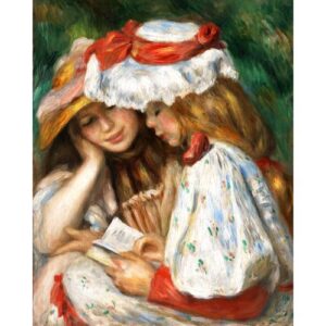 Vyšívání křížkové sada – Renoir – Dvě dívky si čtou 32 x 40 cm