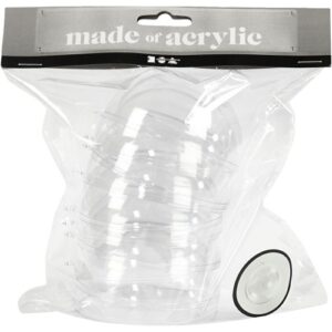 Vánoční plastová baňka  k dotvoření 8 x 4,5 cm – 5 ks v balení