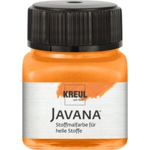 Barva na světlý textil JAVANA 20 ml ORANŽOVÁ