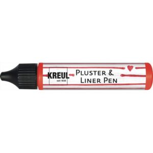 3D Pluster & LinerPen KREUL 29 ml ČERVENÁ