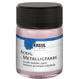 Akrylová barva metalická KREUL 50 ml RŮŽOVOZLATÁ