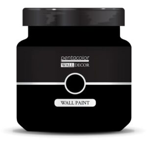 Barva na zeď WALL DECOR 1000 ml ČERNÁ