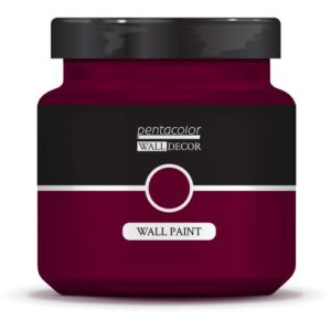 Barva na zeď WALL DECOR 1000 ml ZÁŘIVÁ ČERVENÁ