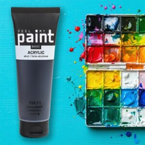 Akrylová barva FeelMyPaint 120 ml MARS ČERNÁ
