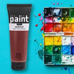 Akrylová barva FeelMyPaint 120 ml  OXID ČERVENÁ