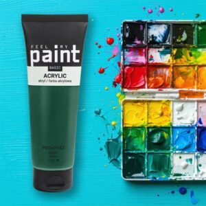Akrylová barva FeelMyPaint 120 ml ZELENÁ