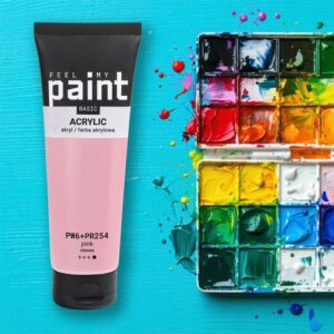 Akrylová barva FeelMyPaint 120 ml RŮŽOVÁ