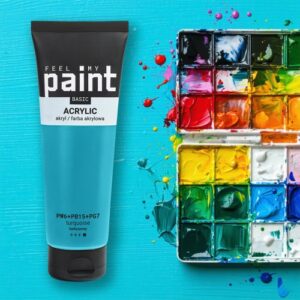 Akrylová barva FeelMyPaint 120 ml TYRKYSOVÁ