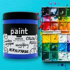 Akrylová barva FeelMyPaint 500 ml ULTRAMARÍNOVÁ