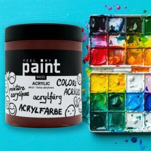 Akrylová barva FeelMyPaint 500 ml IRON OXID HNĚDÁ