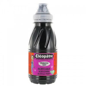 Akrylová barva CLEOPATRE 250 ml ČERNÁ