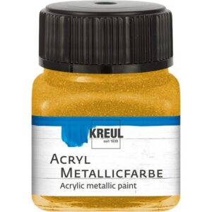 Akrylová barva metalická KREUL 20 ml ZLATÁ