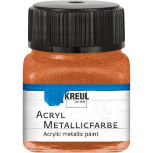 Akrylová barva metalická KREUL 20 ml MĚDĚNÁ