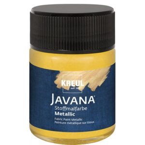 Barva na textil metalická JAVANA 50 ml ZLATÁ