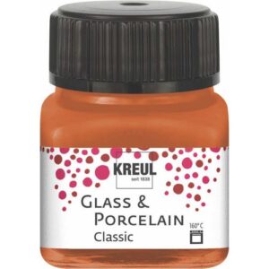 Barva na sklo a porcelán KREUL classic 20 ml MĚDĚNÁ