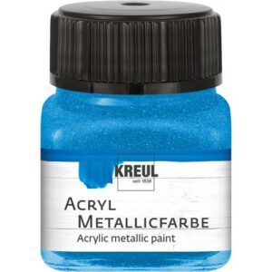 Akrylová barva metalická KREUL 20 ml MODRÁ