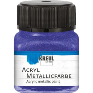Akrylová barva metalická KREUL 20 ml FIALOVÁ