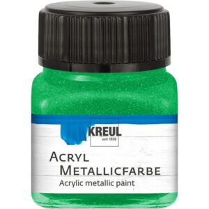 Akrylová barva metalická KREUL 20 ml ZELENÁ
