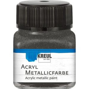 Akrylová barva metalická KREUL 20 ml ANTRACITOVÁ