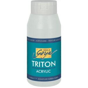 Akrylová barva TRITON SOLO GOYA 750 ml STŘÍBRNÁ