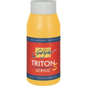 Akrylová barva TRITON SOLO GOYA lesk 750 ml ŽLUTÁ