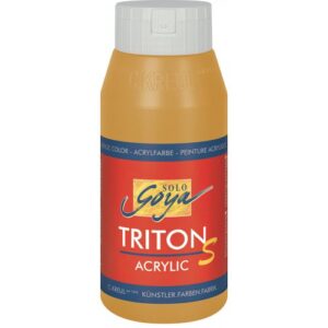 Akrylová barva TRITON SOLO GOYA lesk 750 ml OKROVÁ