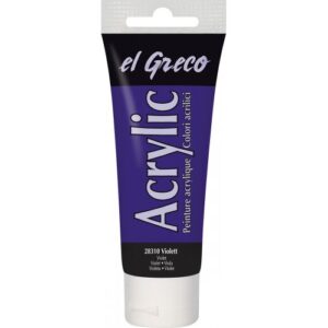 Akrylová barva EL GRECO 75 ml FIALOVÁ