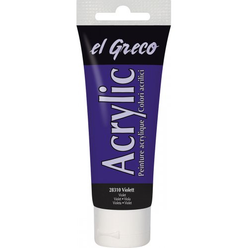 Akrylová barva EL GRECO 75 ml FIALOVÁ