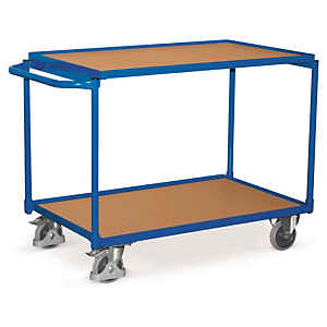 2x Přepravní policový vozík 1023x524x820mm, horizontální rukojeť