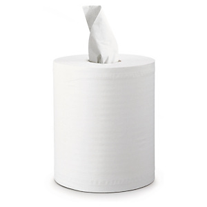 6x Papírová utěrka TORK, jednovrstvá, 857 útržků v roli