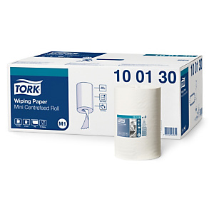 6x Papírové utěrky ve velké roli TORK, jednovrstvé, perforované, délka role 275m