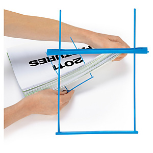 50x Plastová archivační spona na dokumenty A4