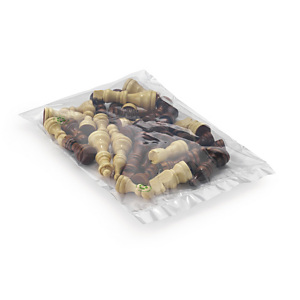 1000x Ploché sáčky 100x200mm, 50% recyklované, v zásobníku, materiál LDPE, tloušťka 50µm | RAJA